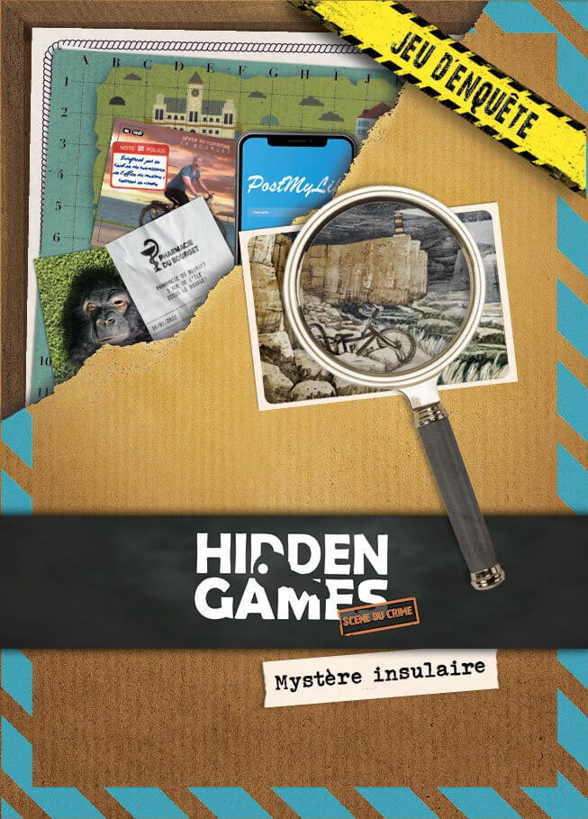 Hidden Games - Scène Du Crime: Sur Le Fil - Gioco Da Tavolo Investigativo In Francese